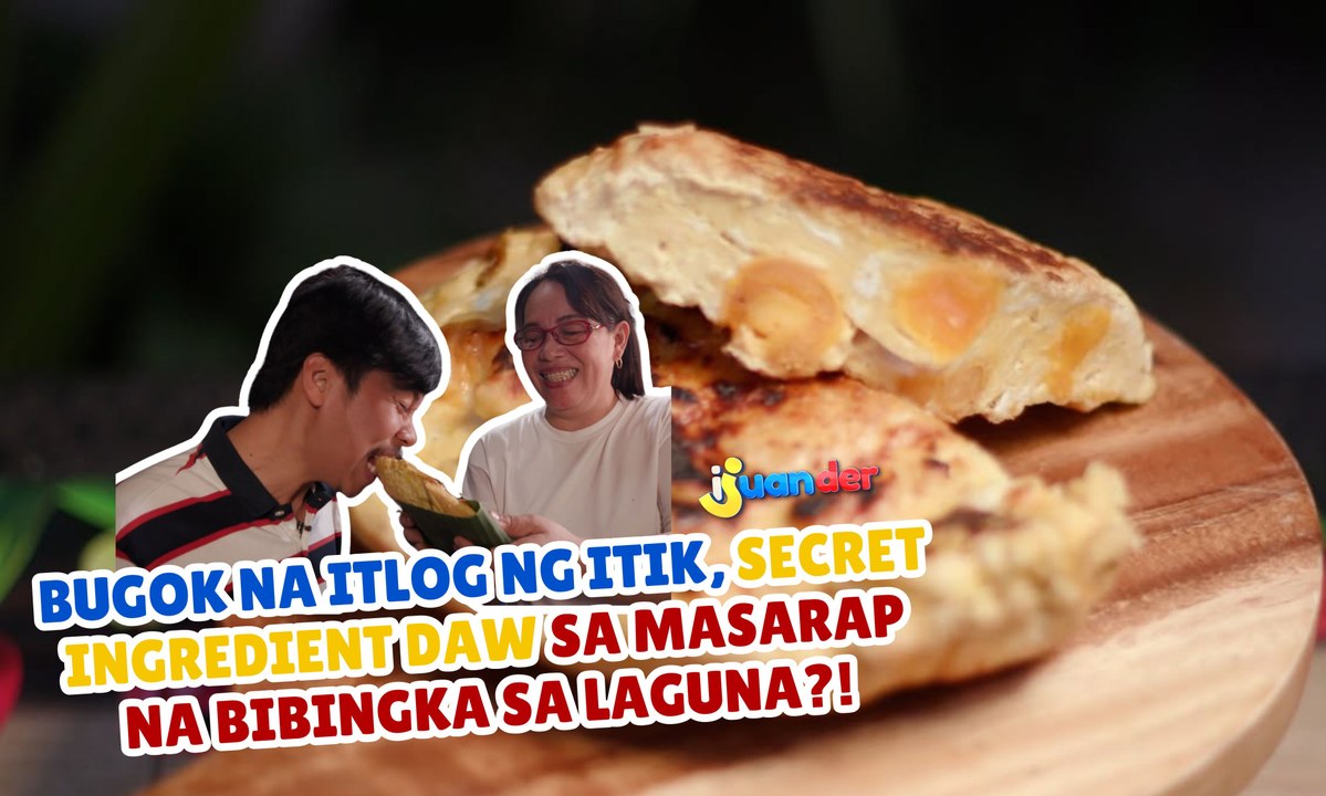 Bugok na itlog ng itik, secret ingredient daw sa masarap na bibingka sa Laguna?! | I Juander
