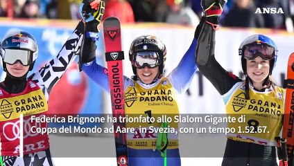 Inarrestabile Federica Brignone: vince anche il gigante di Aare