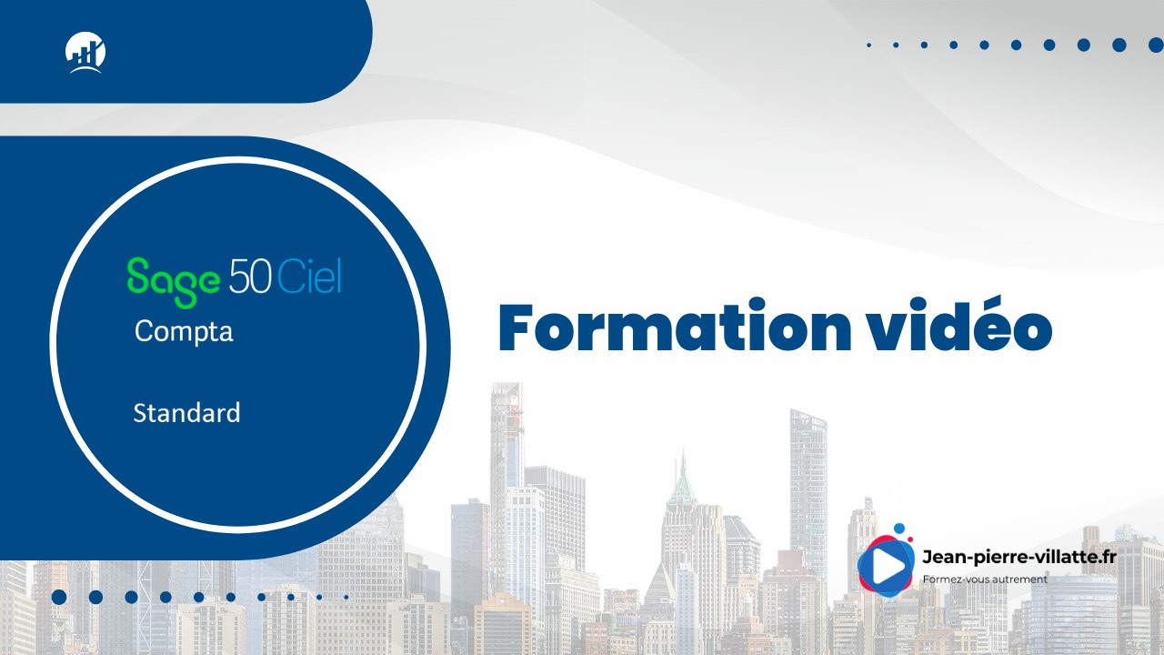 SAGE 50C CIEL Compta standard :  import des relevés bancaire automatique