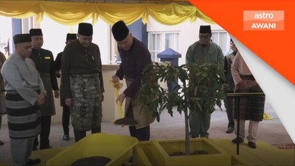 Sultan Nazrin rasmi Masjid Tuminah Hamidi