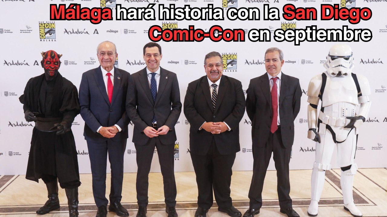 Málaga hará historia con la San Diego Comic-Con, que espera reunir en septiembre a 60 mil fans