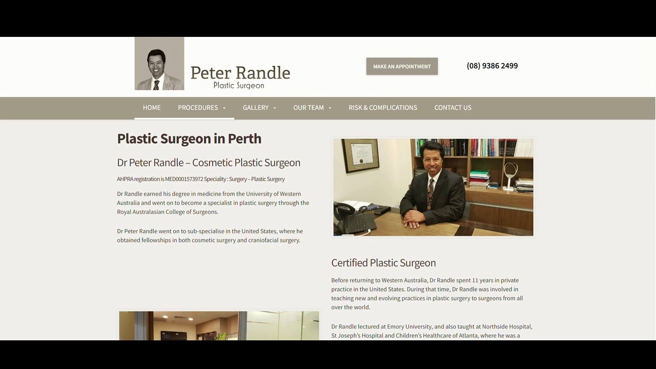 experienced plastic surgeon Perth
