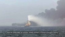 Un oceanógrafo tras el choque entre el buque y el petrolero: 