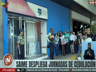 Saime ofrece jornada especial para renovar cédulas sin cita del 10 al 14 de marzo