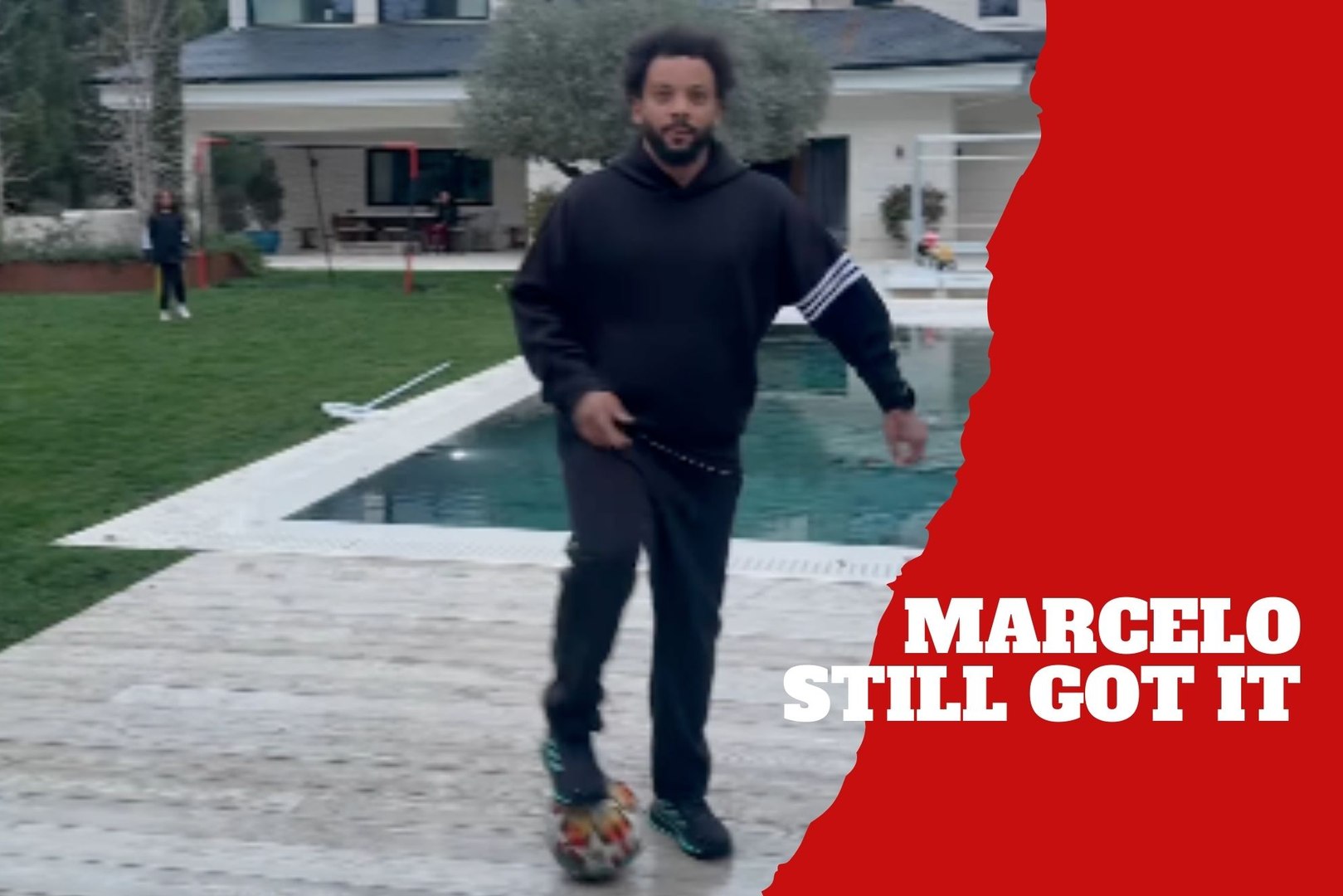 Real Madrid former player Marcelo video shows that he was still not ready for retirement