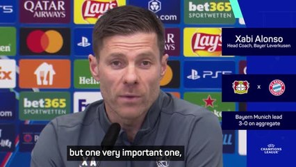 Alonso believes 'unexpected things' can happen in second leg with Bayern