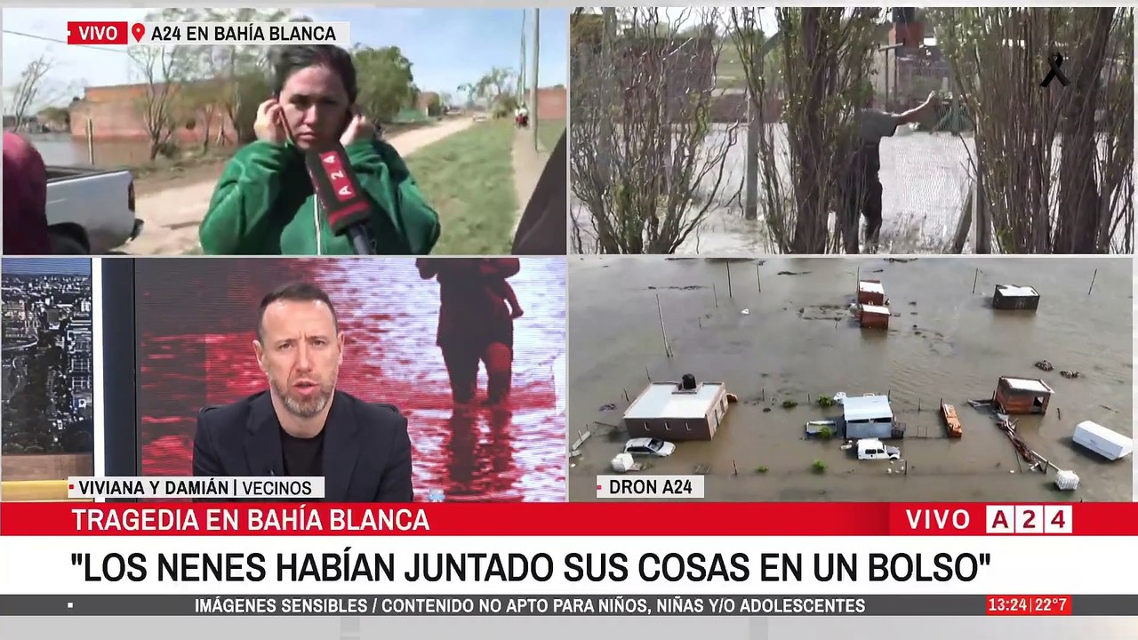 🔴 BAHÍA BLANCA:  VECINOS DEL BARRIO "VIAJANTES DEL SUR", ESTAFADOS Y AHORA INUNDADOS