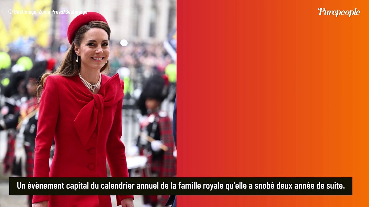 Un vrai tournant ! Après deux ans d'absence, Kate Middleton fait son retour à un évènement important, et son sourire en dit long