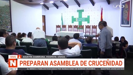 preparan Asamblea de la Cruceñidad