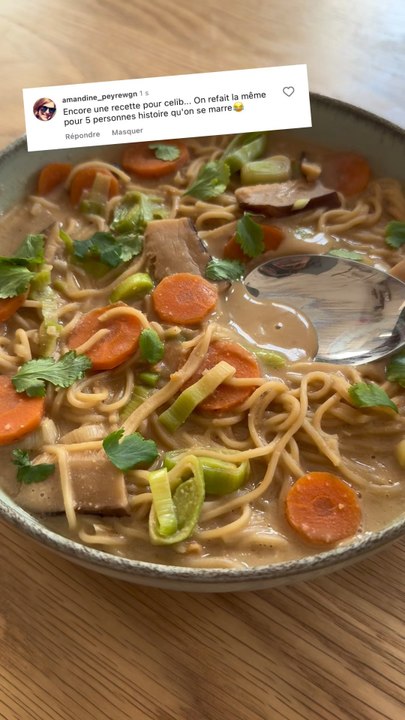 Nouilles express au beurre de cacahuète 🍜🥜