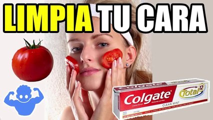 Limpia y blanquea tu cara con esto tomate y pasta dental