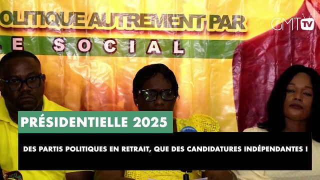 [#Reportage] Présidentielle 2025 : des partis politiques en retrait, que des candidatures indépendantes !