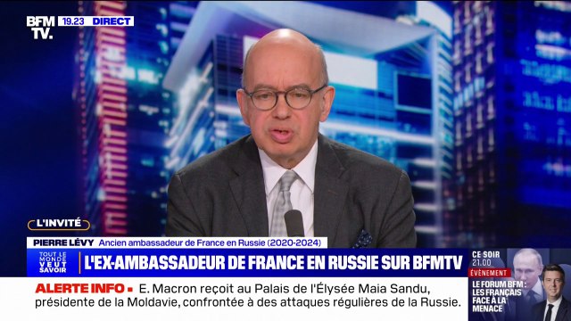 Guerre en Ukraine: Il y a véritablement un projet de destruction de l'Europe , affirme Pierre Lévy, ex-ambassadeur français à Moscou