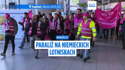 Strajk na niemieckich lotniskach, maszyny uziemione