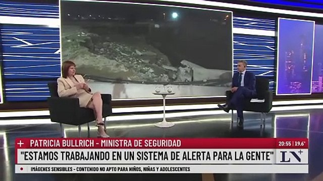 Patricia Bullrich hizo hincapié en la situación de las rutas y las obras hidráulicas