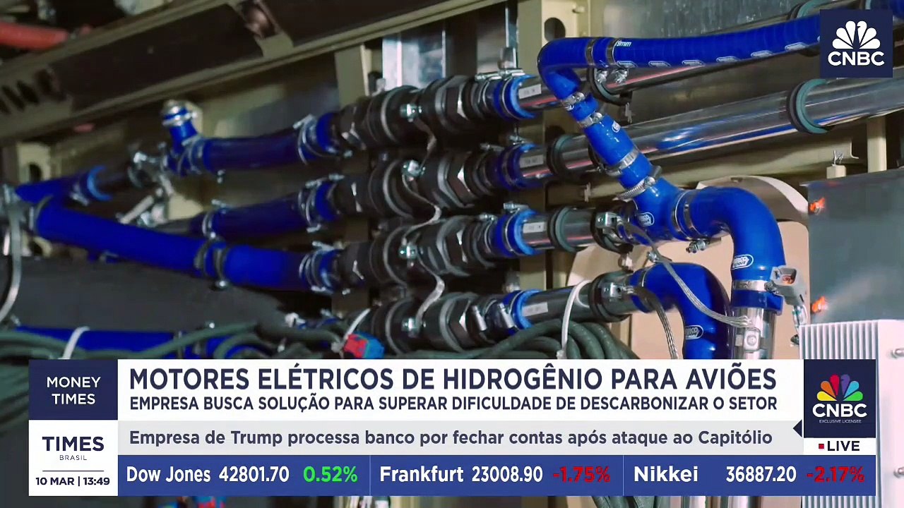 Por que empresa busca solução com motores elétricos de hidrogênio para aviões | CNBC ORIGINALS