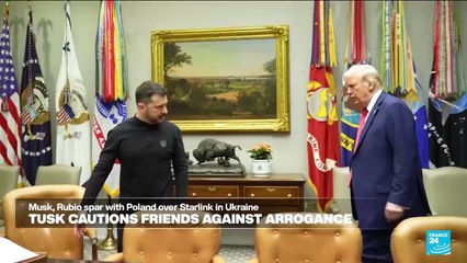 Polish PM Tusk cautions 'friends' against arrogance after Starlink spat