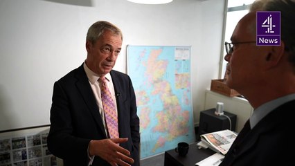 Nigel Farage denies behaving like the Messiah