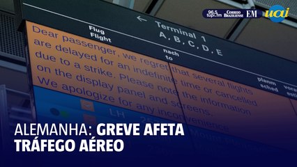 Greve afeta o tráfego aéreo na Alemanha