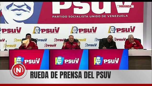 Secretario General del PSUV Diosdado Cabello anunció la creación del Movimiento 28 de Julio