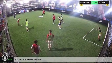 But de Lucas M - Les Verts