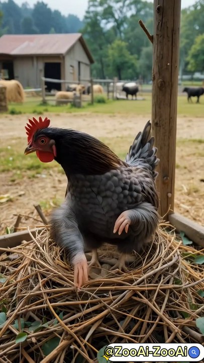 Eagle picks up the baby chicken #eagle #hen #chicken #daiymotion trending video