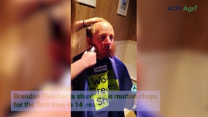 MLA market reporter trims his mutton chops for charity