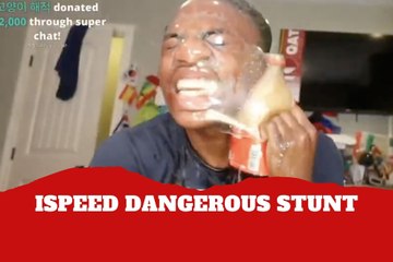 A reckless stunt! IShowSpeed performing a very dangerous challenge resurfaces online