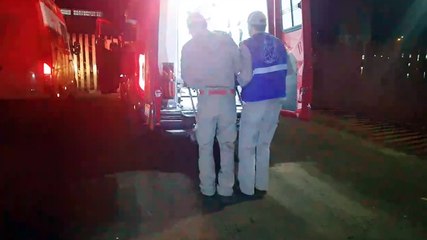 Jovem fratura a clavícula ao cair de moto na marginal da BR-277