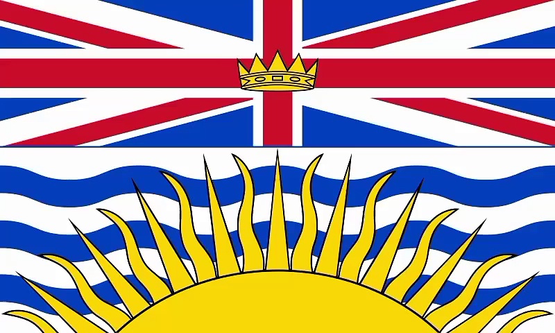 Flag of British Columbia Province. Bendera Provinsi British Columbia. British Columbia Province Flag. Flag of British Columbia. Bendera British Columbia. British Columbia Flag. Flag of Province of British Columbia. Province of British Columbia Flag.