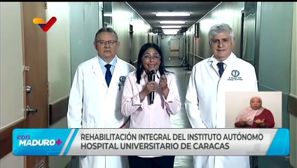 Vpdta. Delcy Rodríguez entregó resonador magnético con IA al Hospital Universitario de Caracas