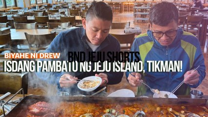 Isdang pambato ng Jeju Island, tikman! | Biyahe ni Drew