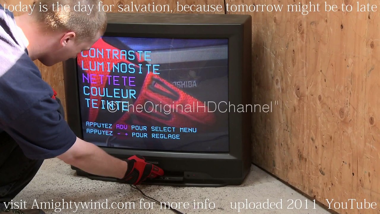 Toshiba 27 inch Tv screaming speakers