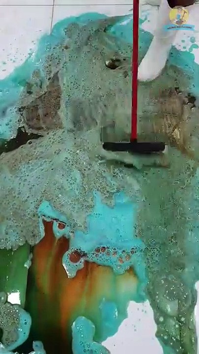 Cleaning satisfying very dirty carpet