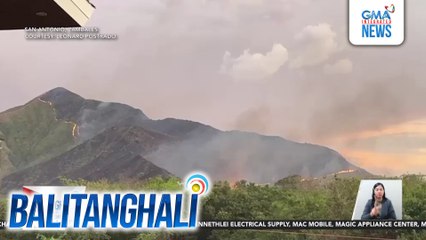 Wildfire sa isang bundok sa Brgy. Pundaquit, naapula na kaninang madaling-araw | Balitanghali