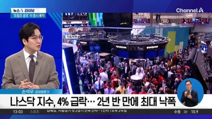 트럼프發 경기침체 공포…美 증시 ‘블랙먼데이’