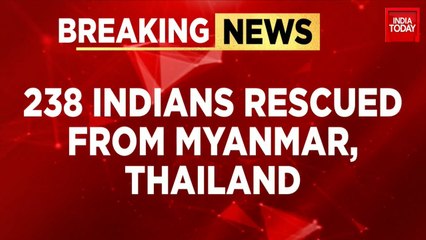 283 Indians trapped in fake job scam in Myanmar rescued