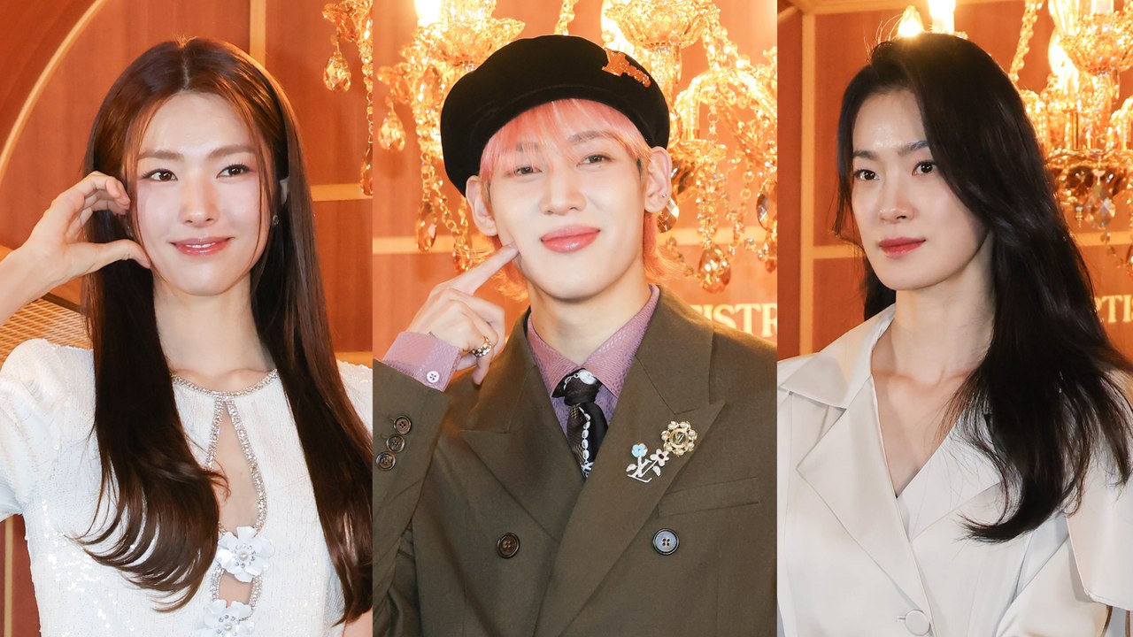 하영-뱀뱀-옥자연, '쌤소나이트 115주년 기념 포토콜 참석'