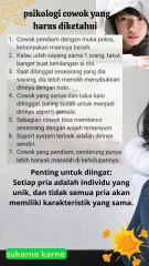 Fakta Tentang psikologi  Cowok  ternyata sangat unik #storywa