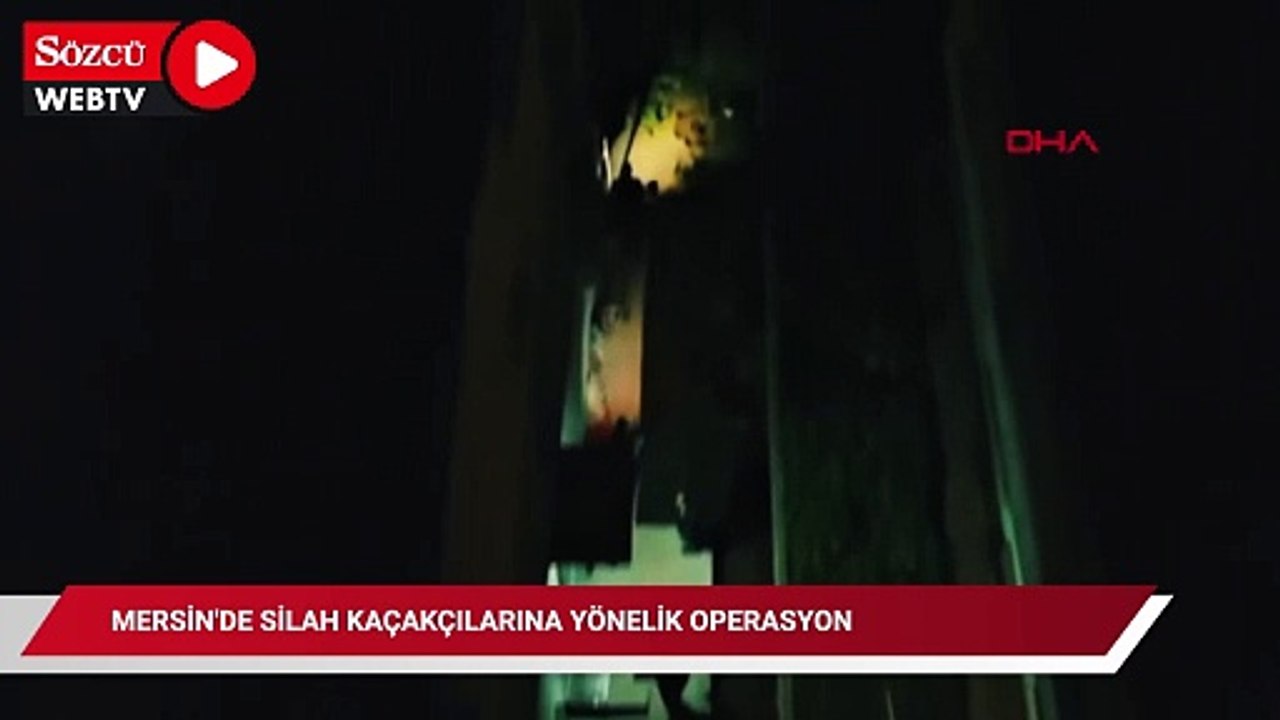 Mersin'de silah kaçakçılarına yönelik düzenlenen operasyonda 3 şüpheli yakalandı