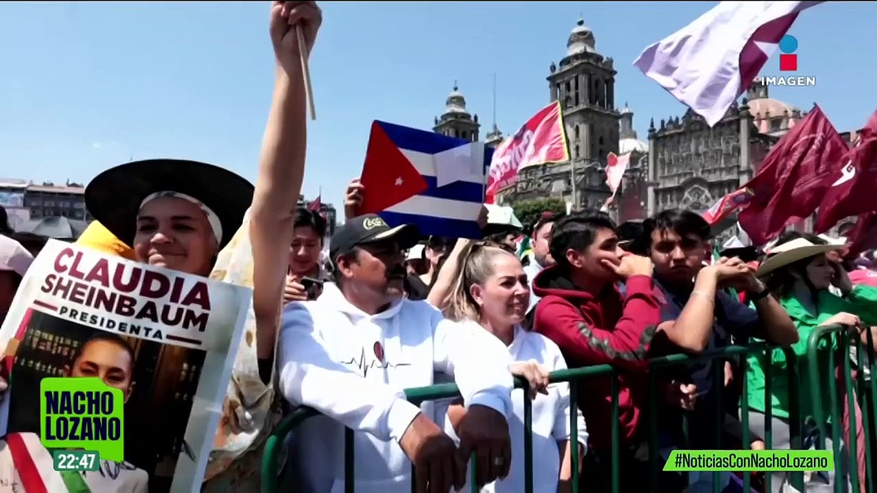 Así fue el mítin de la presidenta Claudia Sheinbaum en el Zócalo