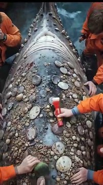 🦈✨ Epic Shark Rescue! Team Cleans Giant Shark Covered in Barnacles! 😱🔥