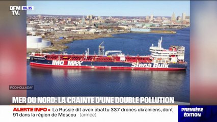 Mer du Nord: la collision entre un pétrolier et un cargo fait craindre une double pollution