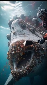🦈✨ Epic Shark Rescue! Team Cleans Giant Shark Covered in Barnacles! 😱🧼