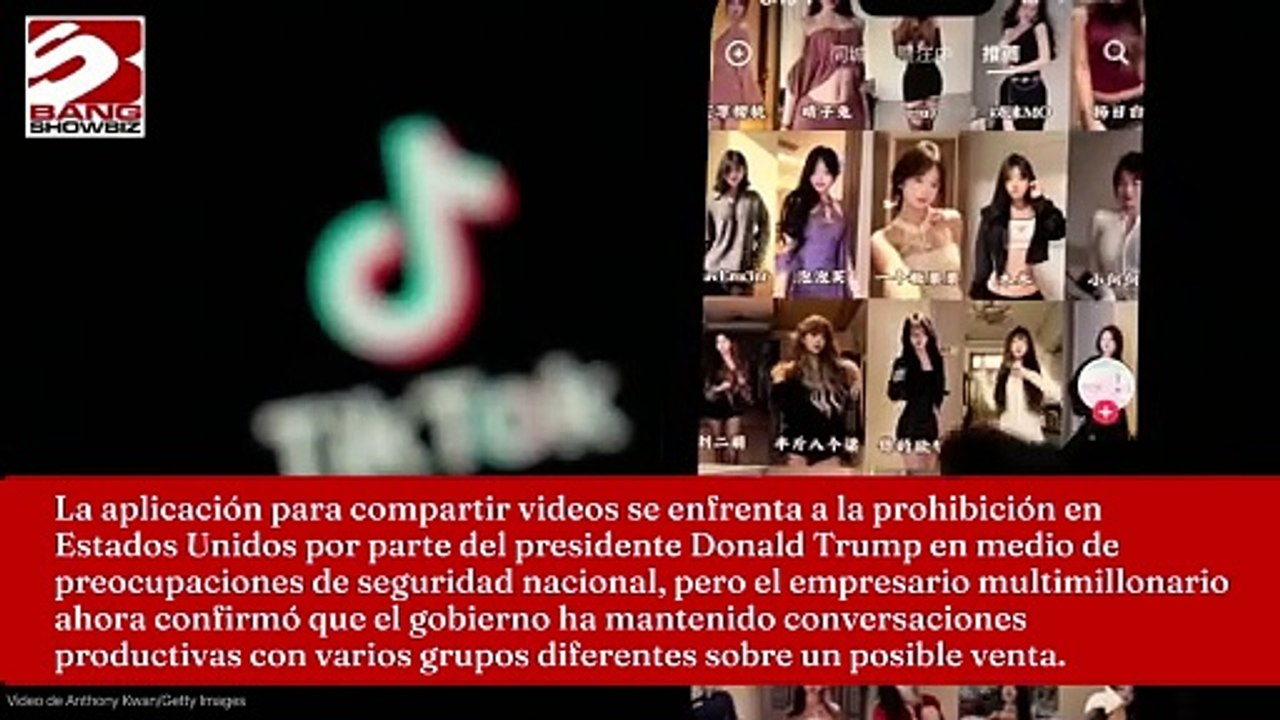 Ofrece Donald Trump información actualizada sobre la venta de TikTok