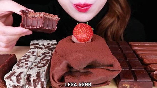 ASMR MOST POPULAR FOODS *BRICK CHOCOLATE, EDIBLE TOWELS, DUBAI CHOCOLATE, MARSHMALLOW COOKIE MUKBANG
