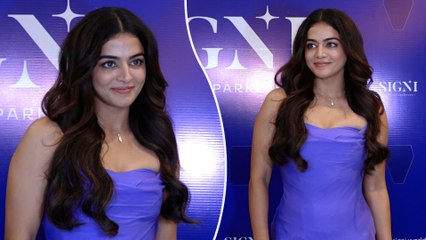 B-Town's Blue-Eyed Girl Wamiqa Gabbi's Lively-Lavender Look For A Jewellery Line Launch Event