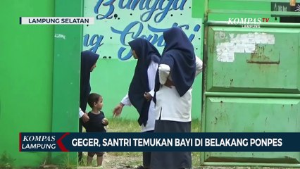 Geger, Santri Temukan Bayi di Belakang Ponpes
