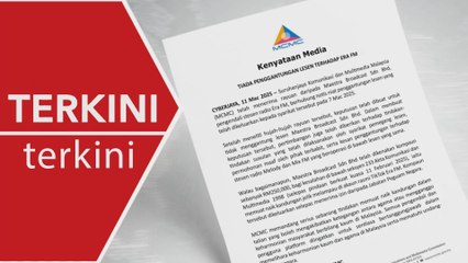 [TERKINI] Tiada Penggantungan lesen terhadap Era FM - MCMC