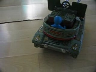 Char Yonezawa M-57 USA Army Battery Operated Toy Tank